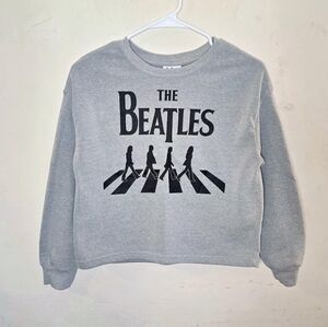 Grayson Social Girls The Beatles Sweatshirt Girls Size Large 10-12 Abbey Road